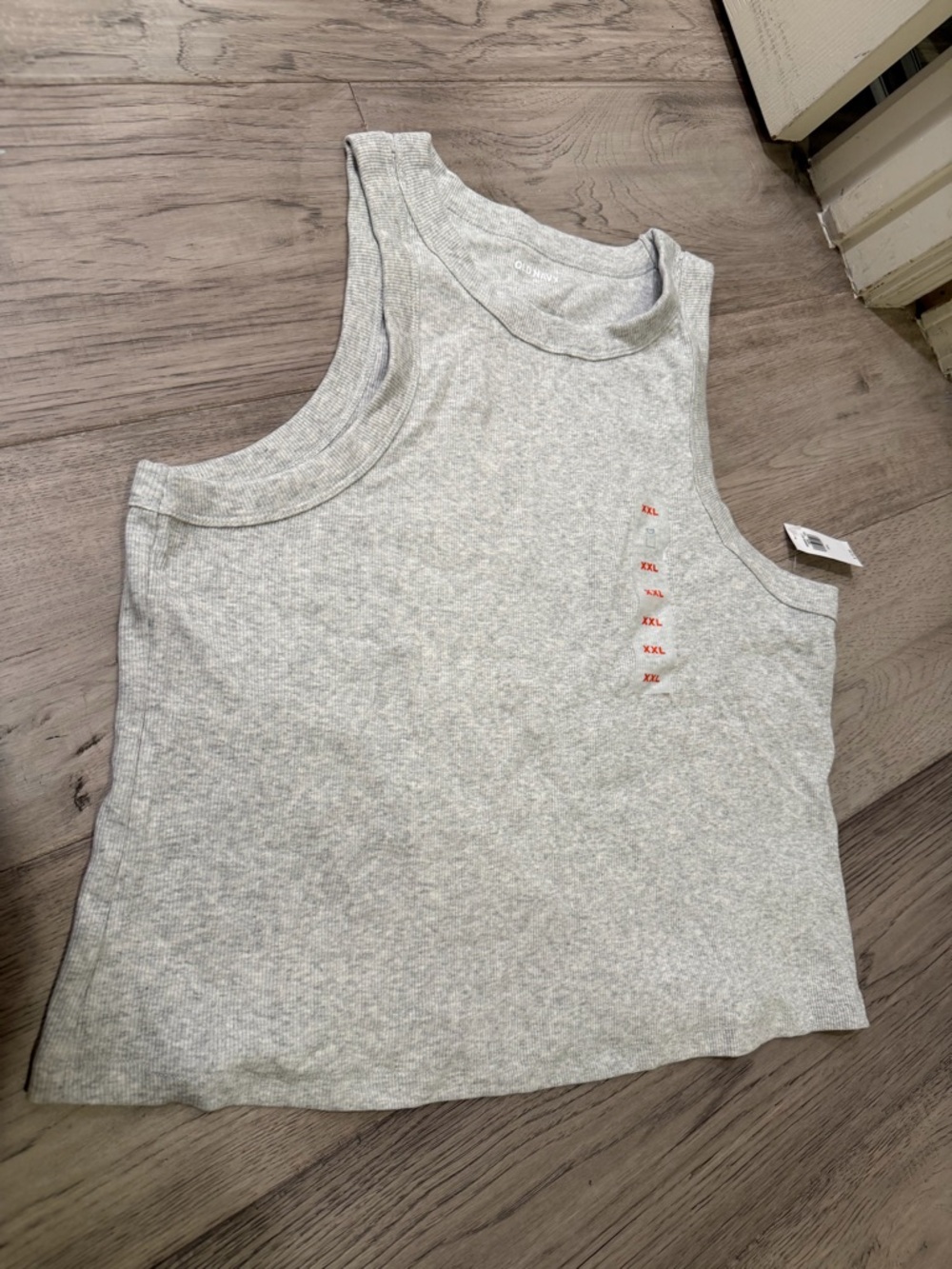 Old Navy Gray Ribbed Tank Top